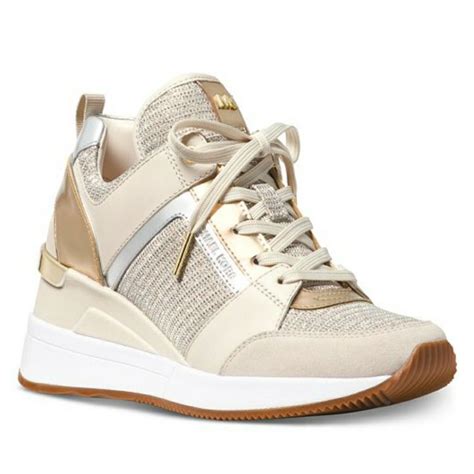 michael kors gold gym shoes|Michael Kors athletic shoes.